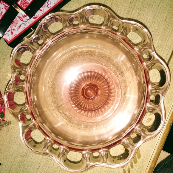 Antique Pink Depression glass - Picture 4 of 4